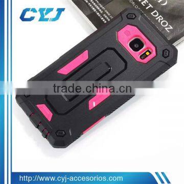 Compatible brand sample free 2 in 1 plastic case for s7 edge