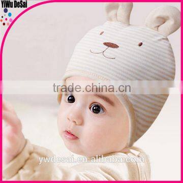 100% Organic Cotton Earmuffs Cartoon Baby Hat
