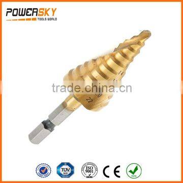 High Quality Spiral Flute Step Drill