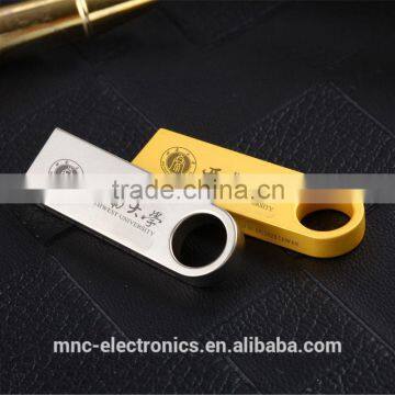 Promotional gift No Encryption and Metal Material Customize laser engraving logo 4GB/8GB/16GB metal case mini usb flash drive
