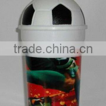 2014 customized logo plastic soccer ball world cup with straw