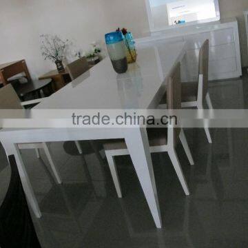 dining table modern design high gloss furniture