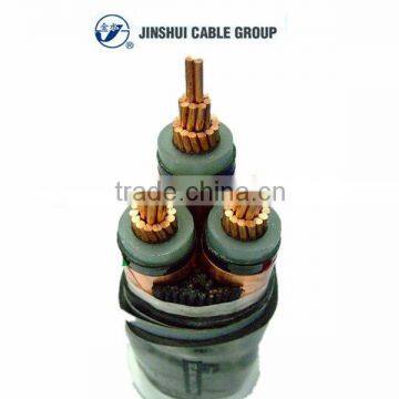 Jinshui 6-35 KV XLPE Insulated PVC Sheathed steel wire armored high voltage Cable