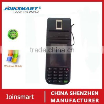 Joinsmart win CE 6.0 pda with thermal printer, barcode reader thermal printer PDAs