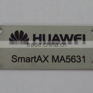 custom main metal label