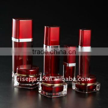 SGS certified factory Acrylic cream jars for cosmetic packing