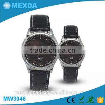 Japan Quartz water resistant couple lover wrist watch