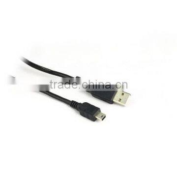 (WK-B013) Best Perfermance USB AM to Mini 4P USB 2.0 Printer Cable With One Ferrite Core