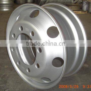 tubeless steel wheel 8.25*22.5