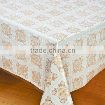 vinyl lace table cloth nonwoven tablecloth