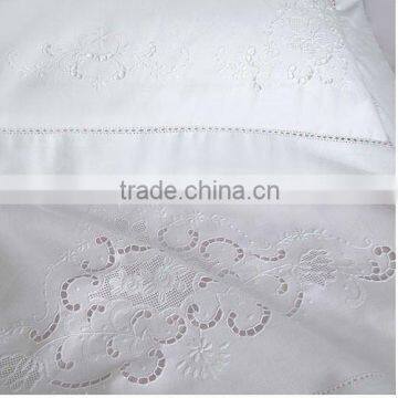 hand made embroidery bed sheet