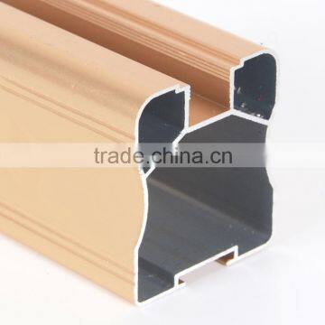 High Quality and Low Price Golden Anodized Aluminium Profile photo-5