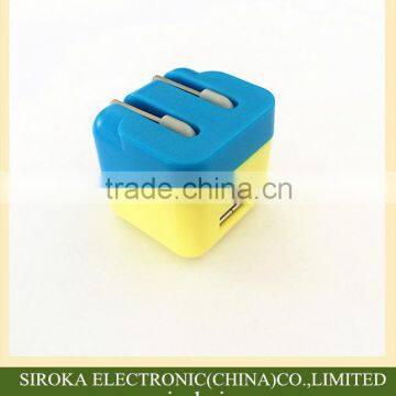 Mobile Phone Accessories Factory Supply High Quality US Folding Plug Usb Wall Charger 5V 1A for IPhone IPod photo-3