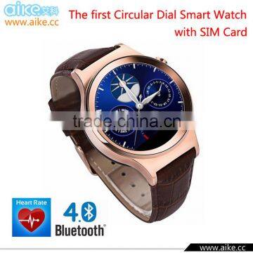 Brand New Arrival Luxury Bluetooth Smart Watch T3+ Heart Rate UV Detection WristWatch SIM TF Card Smartwatch For Android iOS