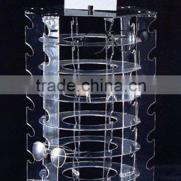 36 Pairs Acrylic Eyeglasses/Glasses Display Spinning Rack (Shelf,Holder,Stand)