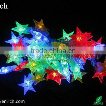 Christmas decoration five-pointed led star strings IP64