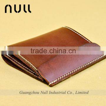 Hot Selling Wholesale Vegetable Tanning Top Layer Cowhide Leather Card Holder photo-4