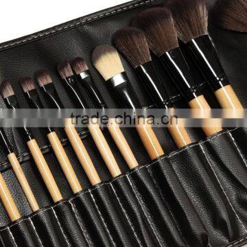 Professional Bridal Eye Lip Powder Face Makeup Brush Set With Leather Bag ,Private Label Cosmetic Makeup photo-5