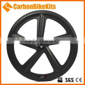 CBK 5SW 23mm Wide 700c Full Carbon Trak/road Hub Bicycle Wheel 5 Spoke