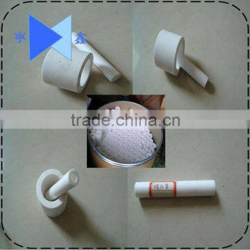 pure white plastic mold tube