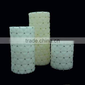 decal decarative pillar fireless led candle