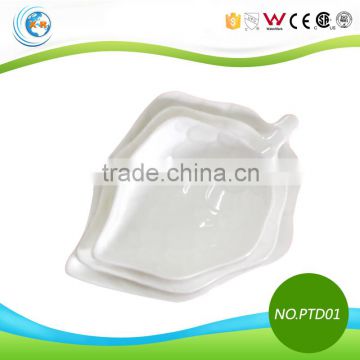 TC-PTD01 White Ceramic Soap Dish for Restaurant