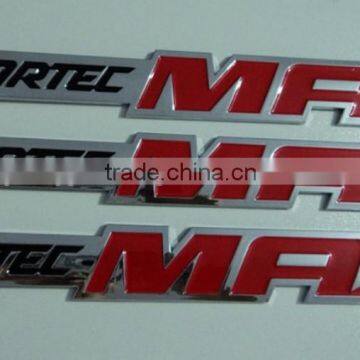 Colorful 3D ABS Car Signs, Nameplate