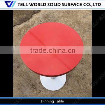 Latest dining table designs/red dining tables/circle dining table