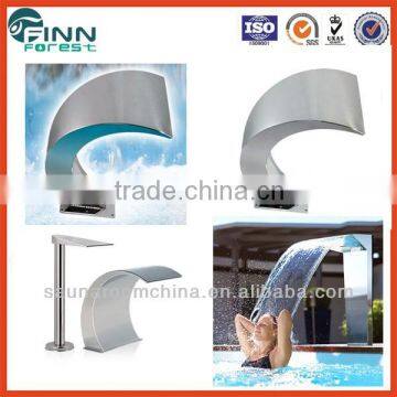 swimming pool shower stainless steel material cobra spray waterfall shower