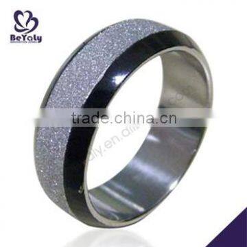 2015 cheap price jewelry 316l stainless steel three stone ring