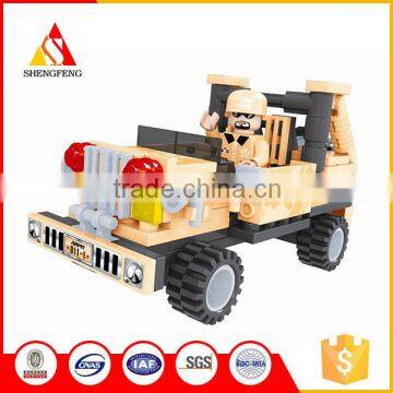 Hot new product blocks army jeep educational toys kids