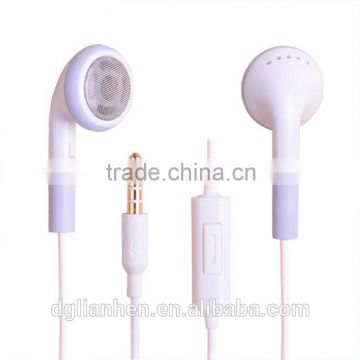 White simple gaming headset stereo headphone with microphone for mobile phone samsung