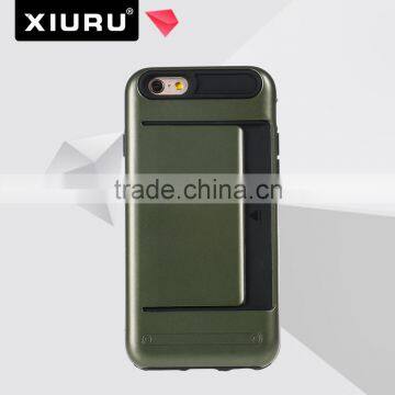 Hard Back Mobile Phone Cover Case With Card Slot For Iphone 6 XR-PC-32 photo-2