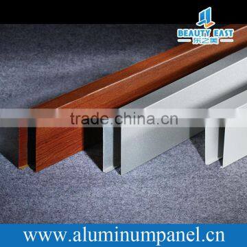 U shape aluminum ceiling profile