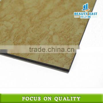 light walnut wood coated aluminum plastic composite panel