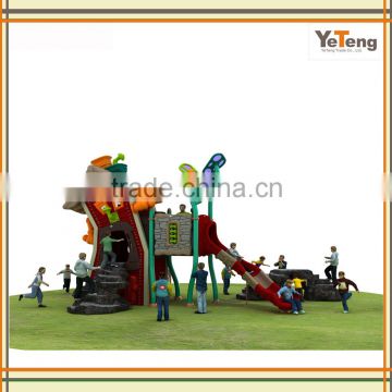 Commercial tree house children plastic outdoor playground equipment