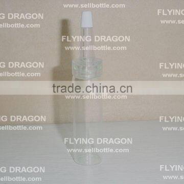 20ml transparent glass antibiotics bottle with plastic conical conic dropper used for medicine