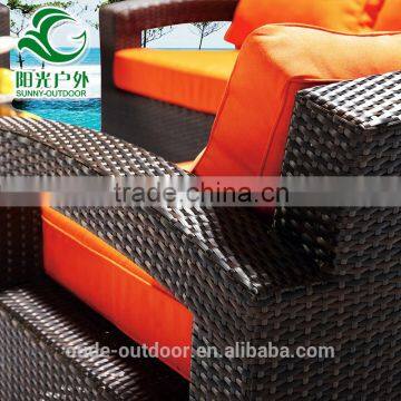 Cushions Rattan Round Chairs Wicker Round Sofa Set Used Rattan Furniture photo-5