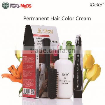 light copper brown hair color cream with Dexe high quality for hair color dye