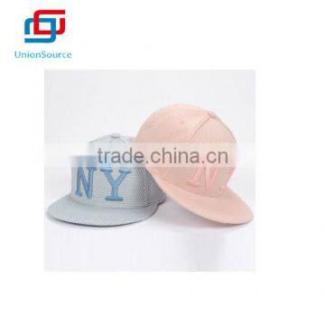 New Design Embroidered Plain Snapback Hat For Girl