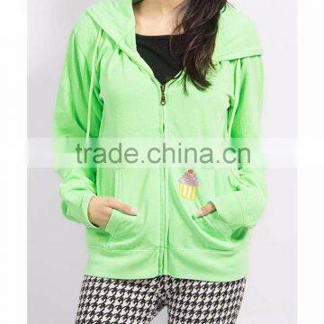 custom plain hoodie with side zipper for men and women