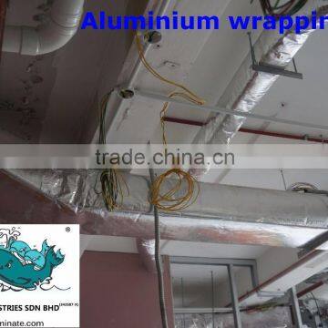 Insulation foil wrap for air conditioning duct