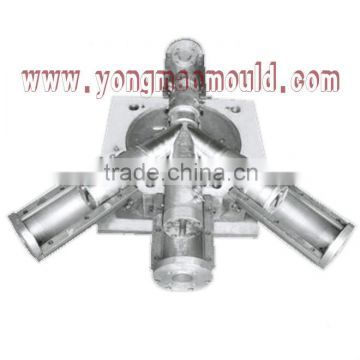 Plastic Equal Y Pipe Fitting Injection Mould/Collapsible Core