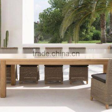 Long table with two style of chair