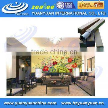 Stretched clear Eco solvent duplex paper wallpaper(environmetal friendly)