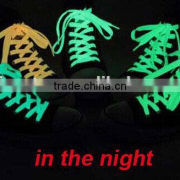 Simple pure color luminous shoelaces made in china