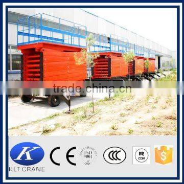 300kg traveling hydraulic scissor lift platform