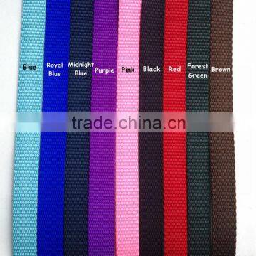 3/4 inch Heavy nylon webbing with many color choices