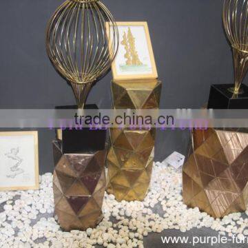 stainless steel metal craft, hotel lobby decoration ,wedding crafts