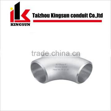 ss304 ss316l 90 degree stainless steel elbow